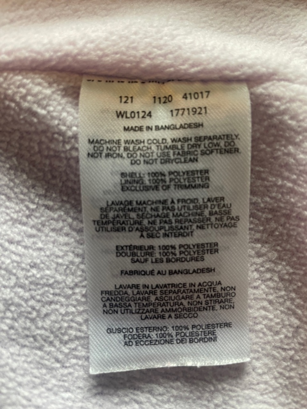 Columbia Women's Lilac & Pink Hooded Lined Windbreaker Jacket size M - Picture 5 of 11